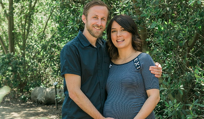 Pregnant patient and husband
